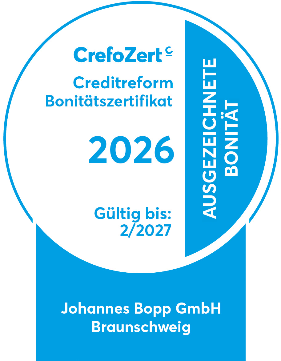 Zertifizierung Johannes Bopp GmbH 2024